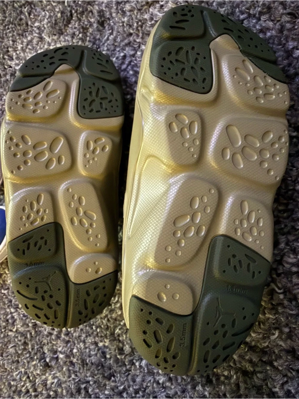 Jordan  Olive Green Foam Clogs
